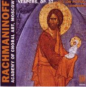Album artwork for RACHMANINOV: VESPERS OP. 37