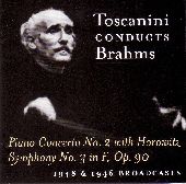 Album artwork for TOSCANINI CONDUCTS BRAHMS