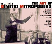 Album artwork for THE ART OF DIMITRI MITROPOULOS, VOL. 1