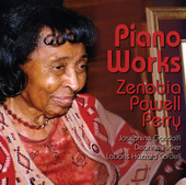 Album artwork for Zenobia Powell Perry: Piano Works