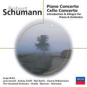 Album artwork for SCHUMANN: PIANO CONCERTO, CELLO CONCERTO