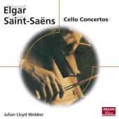 Album artwork for Elgar, Saint-saens: Cello Concertos / Webber
