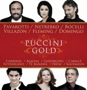 Album artwork for Puccini Gold - Pavarotti, Netrebko, Villazón, et