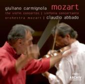 Album artwork for Mozart: The Violin Concertos / Carmignola Abbado