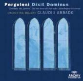 Album artwork for Pergolesi: Dixit Dominus / Claudio Abbado
