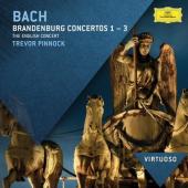 Album artwork for Bach: Brandenburg Concerti 1-3 / Pinnock