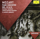 Album artwork for Mozart: Piano Concertos 23 & 24 / Serkin