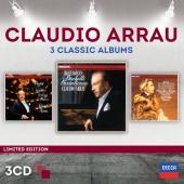 Album artwork for Claudio Arrau: 3 Classic Albums
