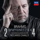 Album artwork for Brahms: Symphonies 2 & 4 / Chailly