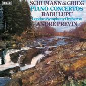 Album artwork for Schumann & Grieg Piano Concertos / Brendel
