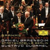 Album artwork for Brahms: The Piano Concertos / Dudamel, Barenboim