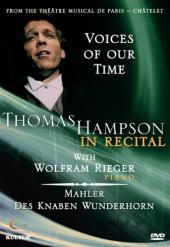 Album artwork for Voices of our time - Thomas Hampson in Recital