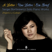 Album artwork for A Letter - Sergei Bortkiewicz Solo Piano Works