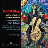Album artwork for Walton & Strauss: Cello Concertos / Bailey