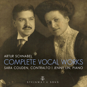 Album artwork for Schnabel: Complete Vocal Works
