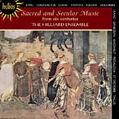 Album artwork for Hilliard Ensemble: Sacred and Secular Music...