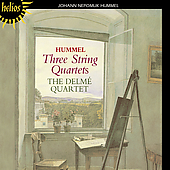 Album artwork for THREE STRING QUARTETS - Hummel