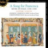 Album artwork for A Song for Francesca - Music in Italy, 1330-1430
