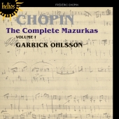 Album artwork for Chopin: The Complete Mazurkas Vol.1 / Ohlssohn
