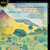 Album artwork for Rare French works for violin & orchestra