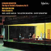 Album artwork for Bernstein: Age of Anxiety / Bolcolm: Piano Concert