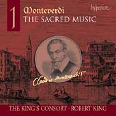 Album artwork for MONTEVERDI. Sacred Music Vol.1. King's Consort/Ki