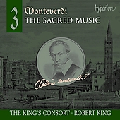 Album artwork for MONTEVERDI. Sacred Music Vol.3. King's Consort/Ki