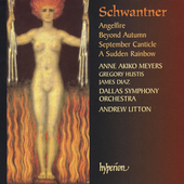 Album artwork for SCHWANTNER - ANGELFIRE, SEPTEMBER CANTICLE