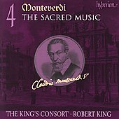 Album artwork for MONTEVERDI. Sacred Music Vol.4. King's Consort/Ki