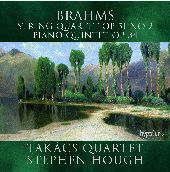 Album artwork for Brahms: String Quartet & Piano Quintet