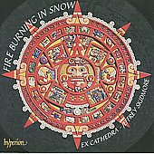 Album artwork for Fire Burning in Snow. Ex Cathedra/Skidmore