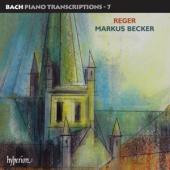 Album artwork for Reger: Bach Transcriptions vol. 7 (Becker)