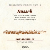 Album artwork for DUSSEK. Piano Concertos. Ulster Orchestra/Shelley