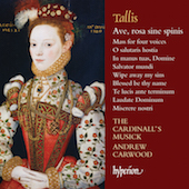 Album artwork for TALLIS. Ave rosa sine spinis. Cardinall's Musick/C
