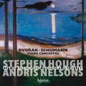 Album artwork for Dvorak & Schumann: Piano Concertos / Hough