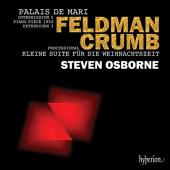 Album artwork for Feldman & Crumb piano works / Steven Osborne