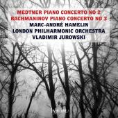Album artwork for Medtner & Rachmaninov Piano Concertos / Hamelin