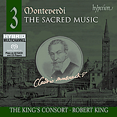 Album artwork for Monteverdi: Sacred Music, Vol. 3 (King's Consort)