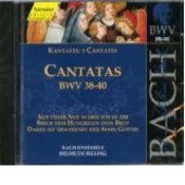 Album artwork for CANTATAS BWV38-40