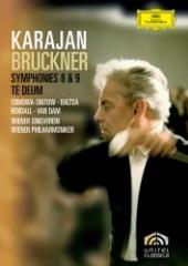 Album artwork for Bruckner: Symphonies 8 & 9, Te Deum / Karajan