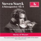 Album artwork for Mozart: Retrospective vol. 5 - Steven Staryk