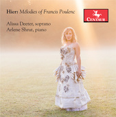 Album artwork for Mélodies of Francis Poulenc / Deeter