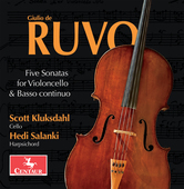 Album artwork for Giulio de Ruvo: Five Sonatas for Violoncello & Bas