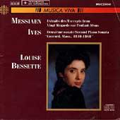 Album artwork for Louise Bessette plays Messiaen & Ives