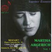 Album artwork for Martha Argerich Vol. 1 - Mozart Piano Sonatas