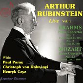 Album artwork for Arthur Rubinstein Live, Vol. 1