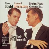 Album artwork for Brahms: Piano Concerto no 1 / Bernstein, Gould