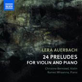 Album artwork for Auerbach: 24 Preludes for Violin and Piano