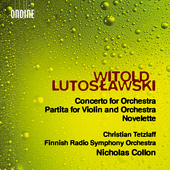 Album artwork for Lutoslawski: Concerto for Orchestra - Partita for 