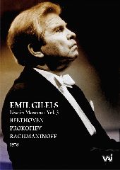 Album artwork for Emil Gilels: Live in Moscow Vol. 3, 1978